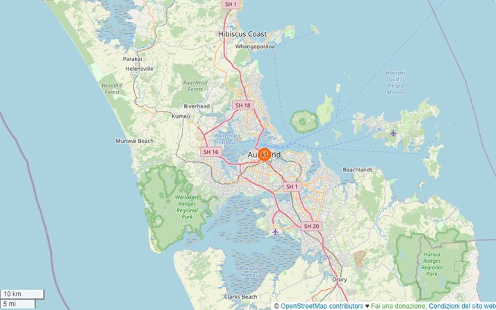 mappa Auckland
