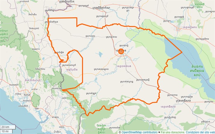mappa Battambang