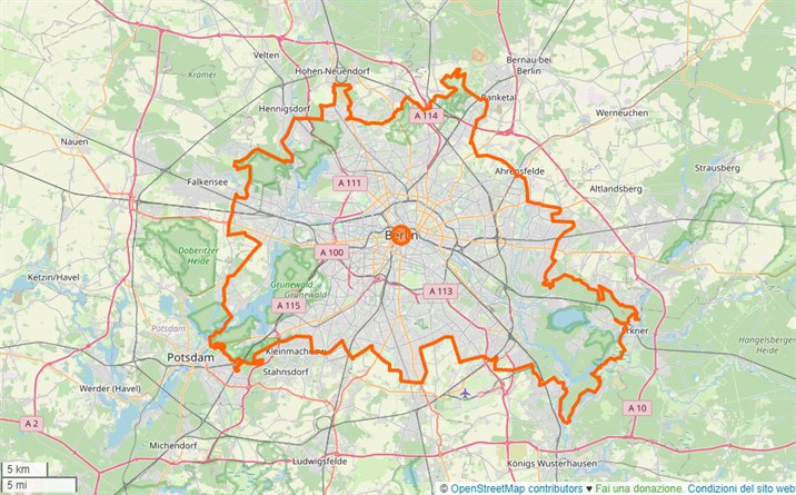 mappa Berlino