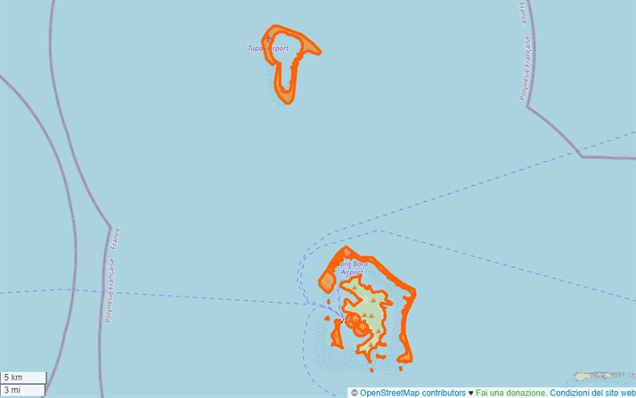 mappa Bora Bora