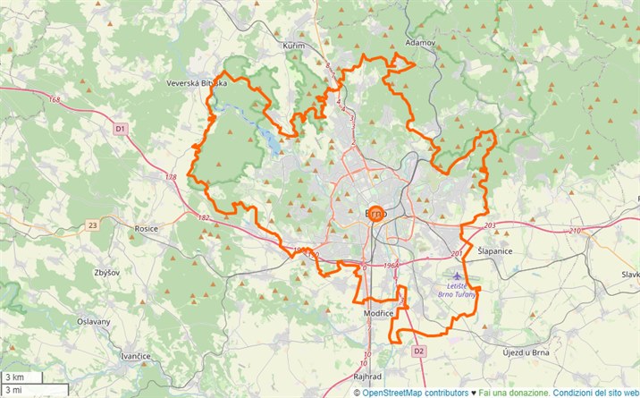 mappa Brno