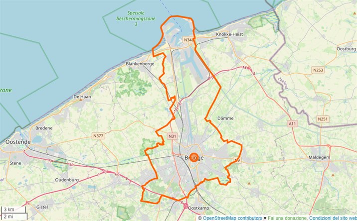 mappa Bruges