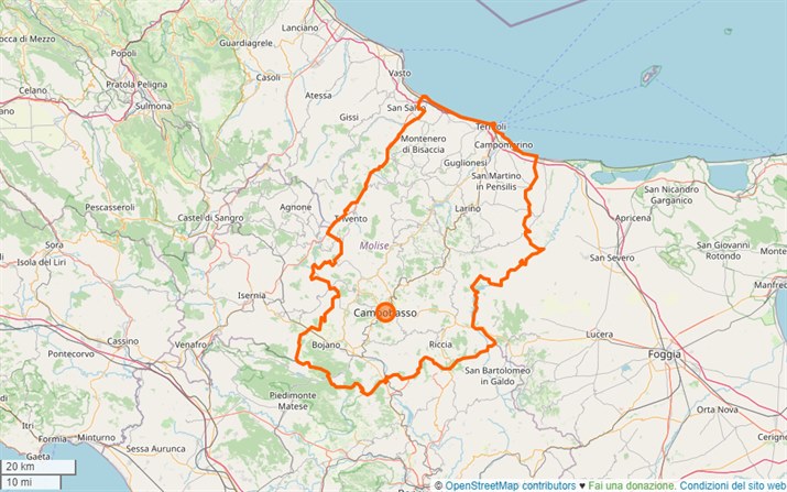 mappa Campobasso
