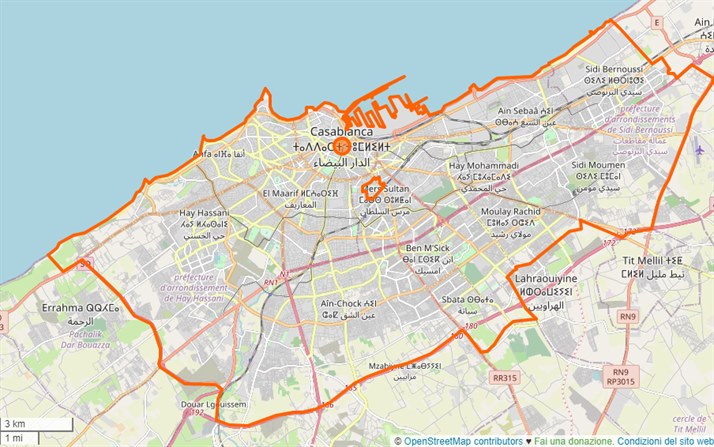 mappa Casablanca