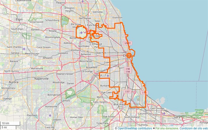 mappa Chicago