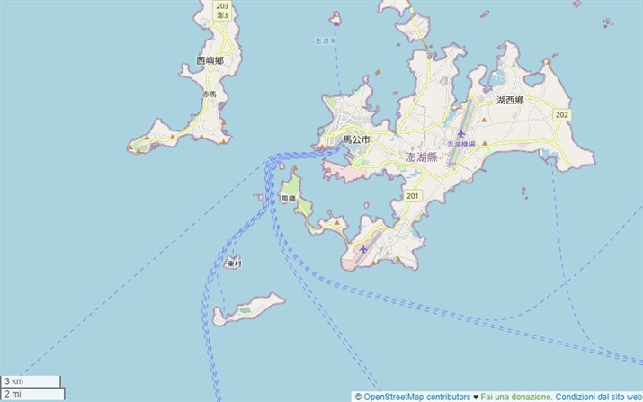 mappa Città di Chiayi