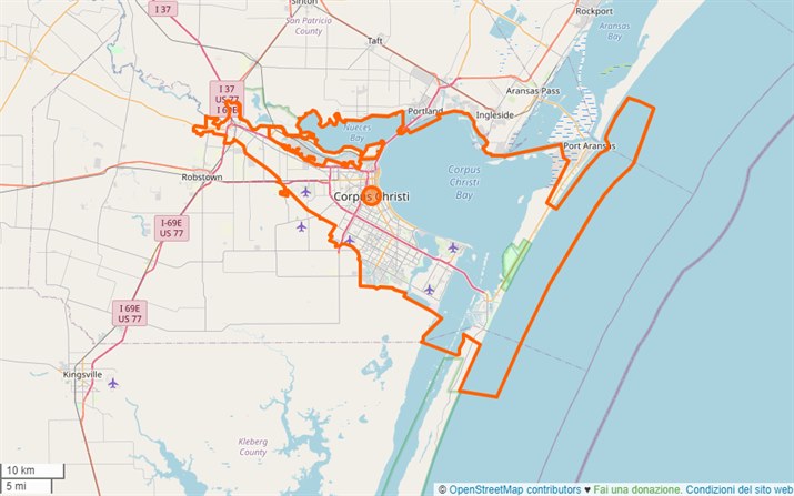 mappa Corpus Christi