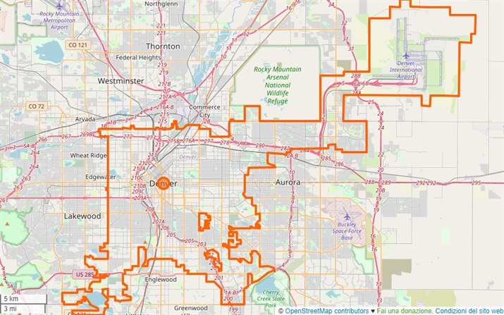 mappa Denver
