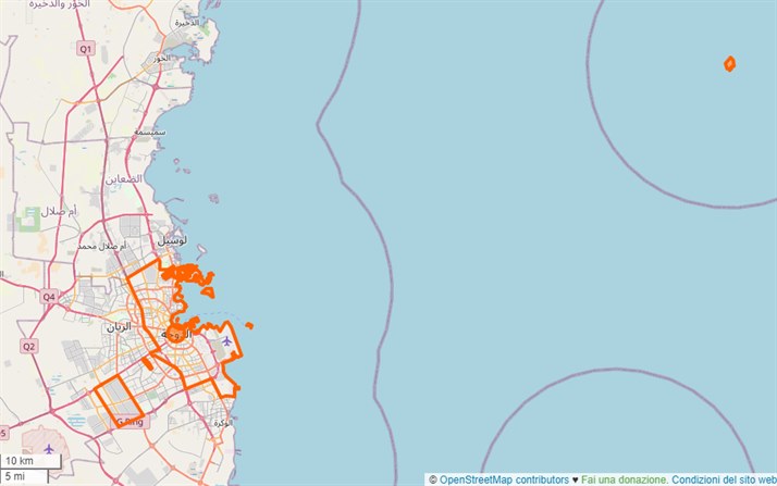 mappa Doha