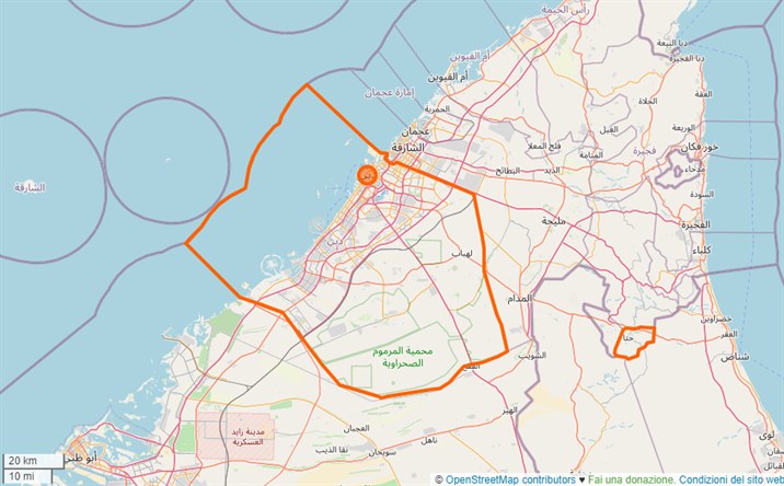 mappa Dubai