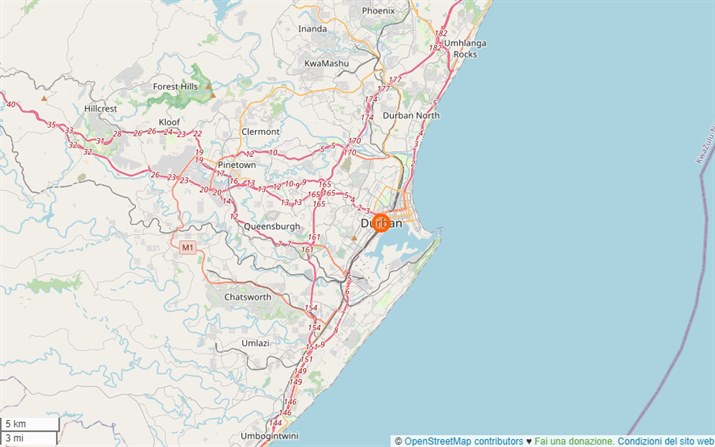 mappa Durban