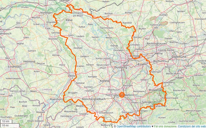 mappa Düsseldorf