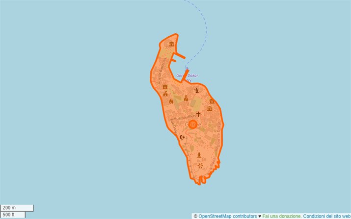 mappa Gorée