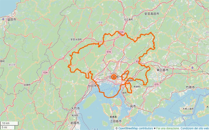 mappa Hiroshima