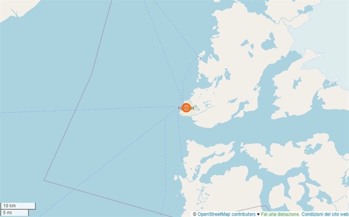 mappa Ilulissat