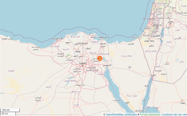 mappa Ismailia