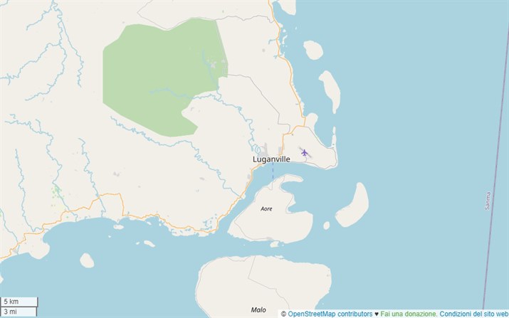 mappa Isola di Tanna