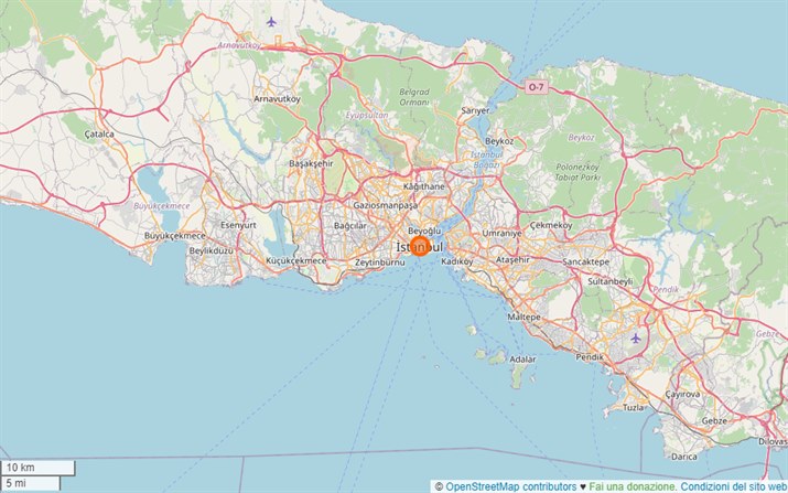 mappa Istanbul