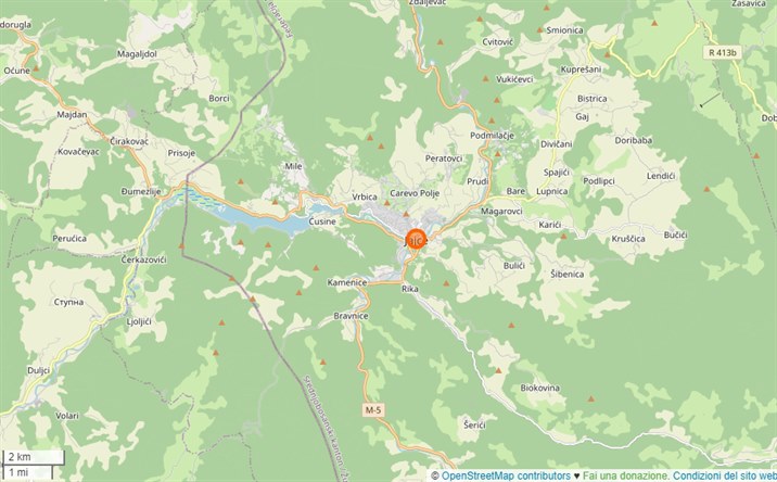 mappa Jajce