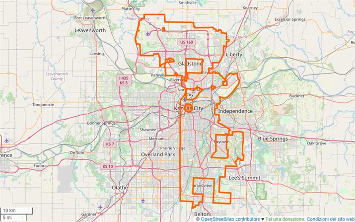 mappa Kansas City