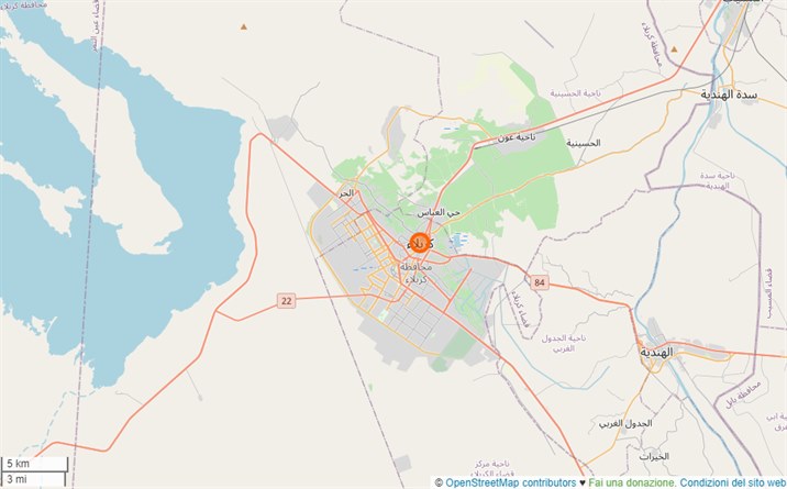 mappa Karbala