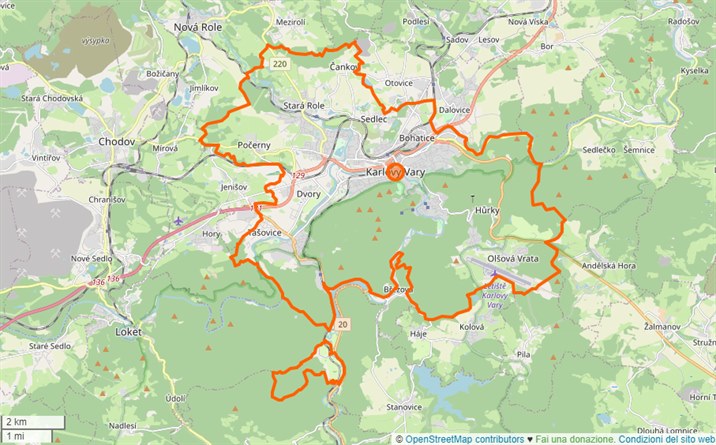mappa Karlovy Vary