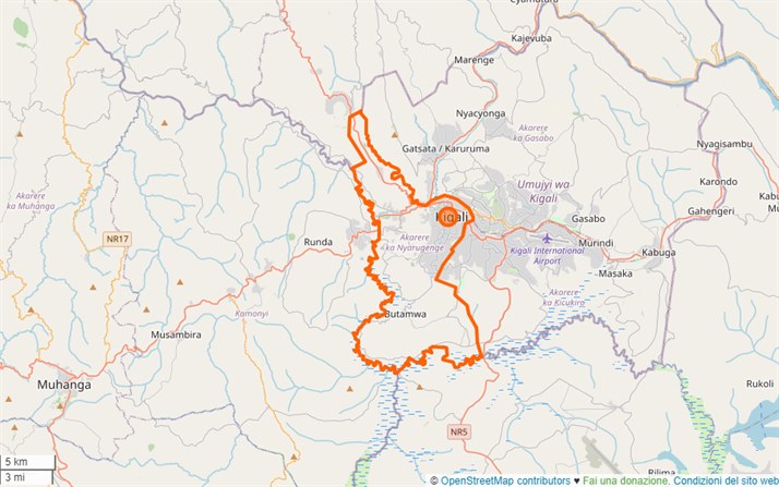 mappa Kigali