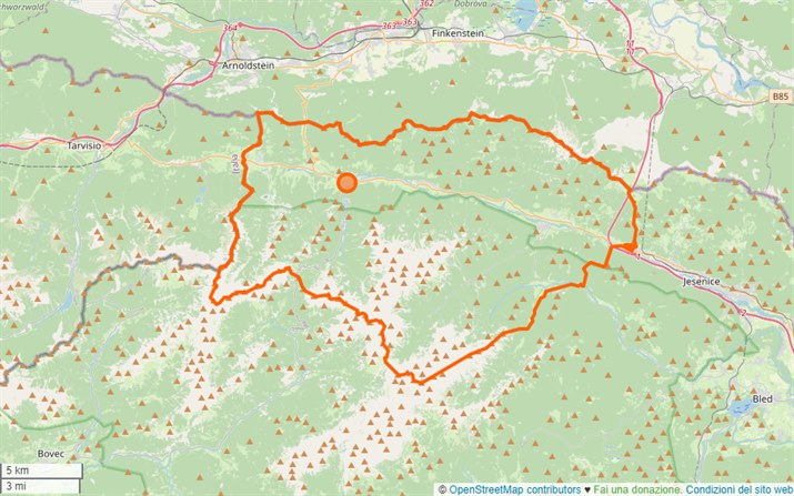 mappa Kranjska Gora