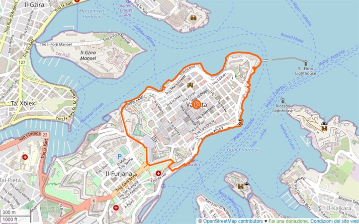 mappa La Valletta