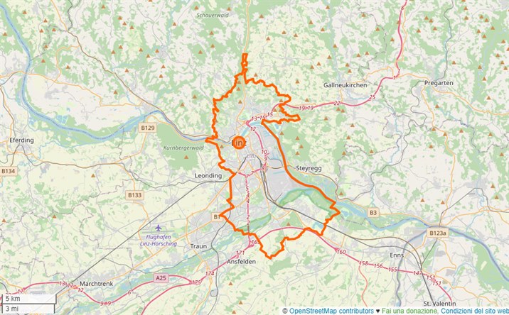 mappa Linz