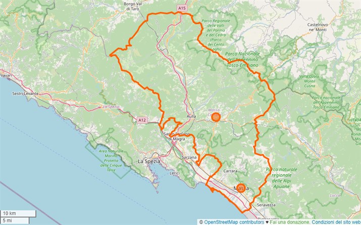 mappa Massa Carrara