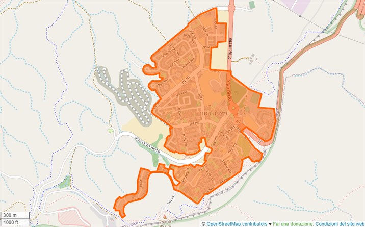 mappa Mitzpe Ramon