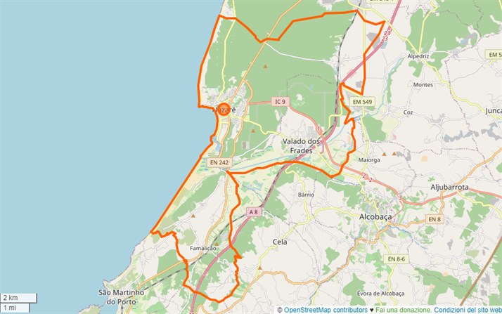 mappa Nazaré