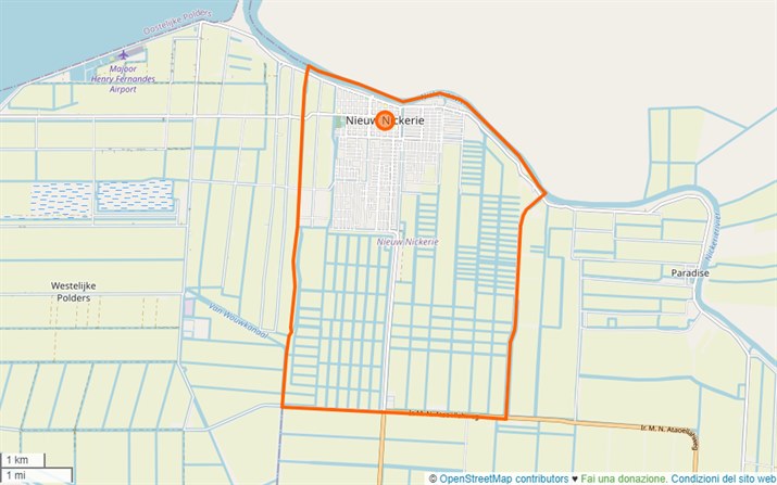 mappa Nieuw Nickerie