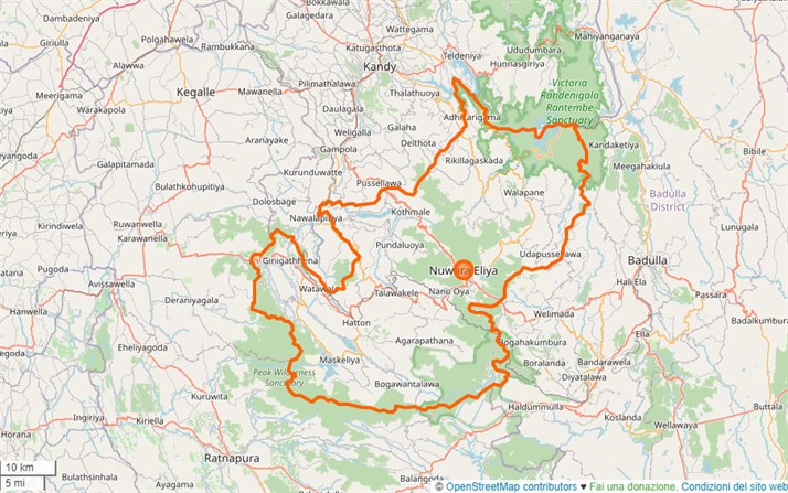 mappa Nuwara Eliya