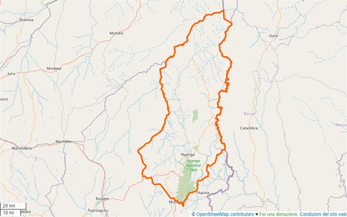 mappa Nyanga