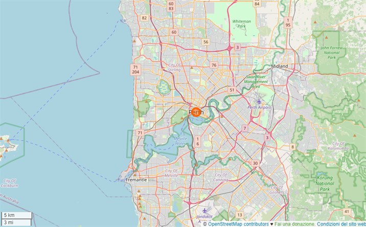 mappa Perth