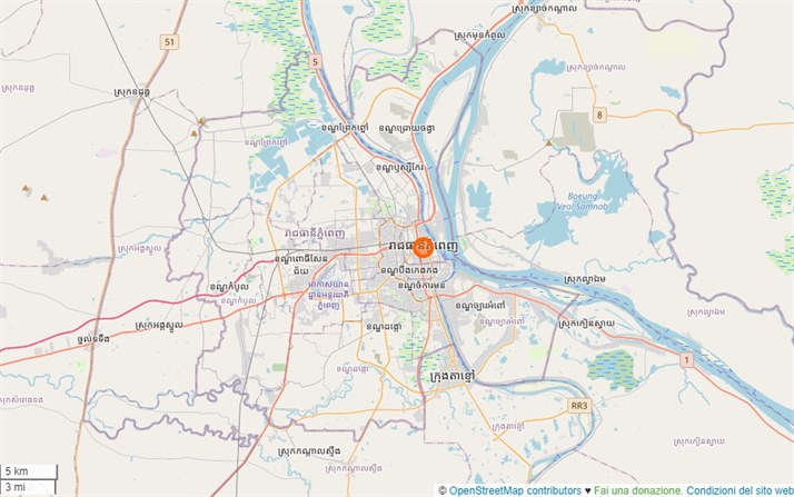 mappa Phnom Penh