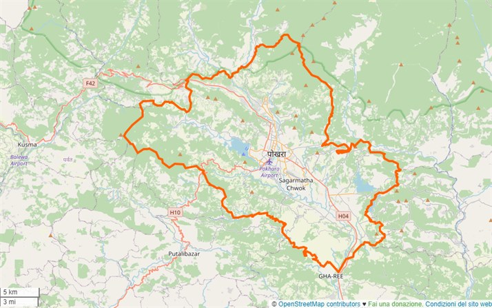 mappa Pokhara