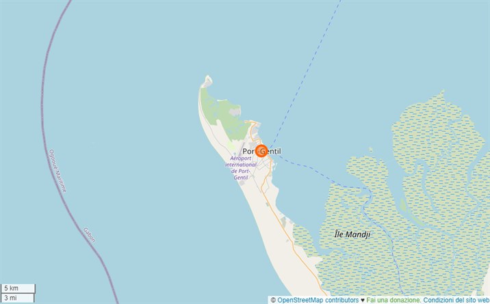 mappa Port-Gentil
