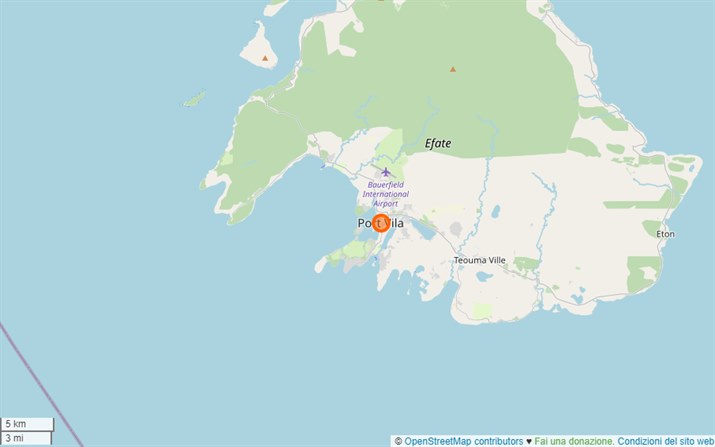 mappa Port Vila