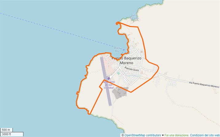 mappa Puerto Baquerizo Moreno