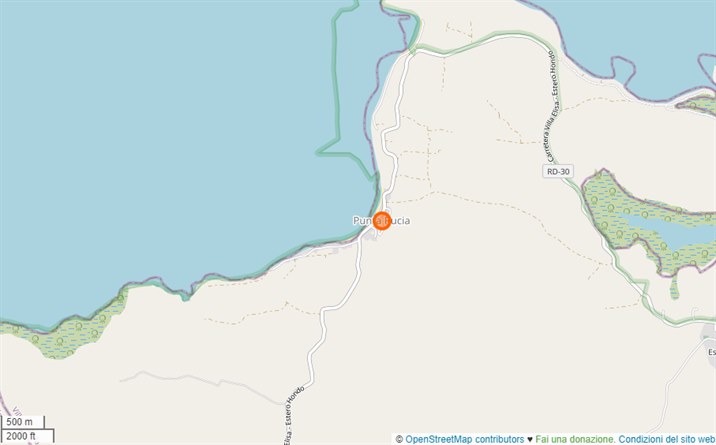 mappa Punta Rucia