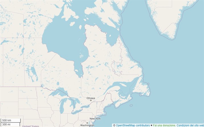 mappa Québec