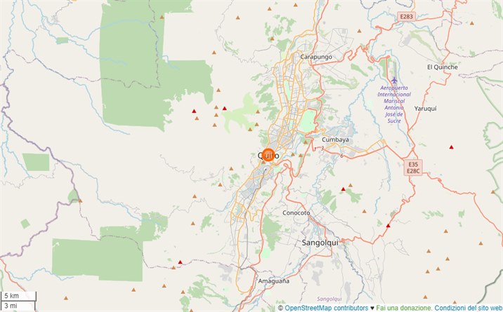 mappa Quito