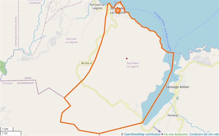 mappa San Pedro La Laguna