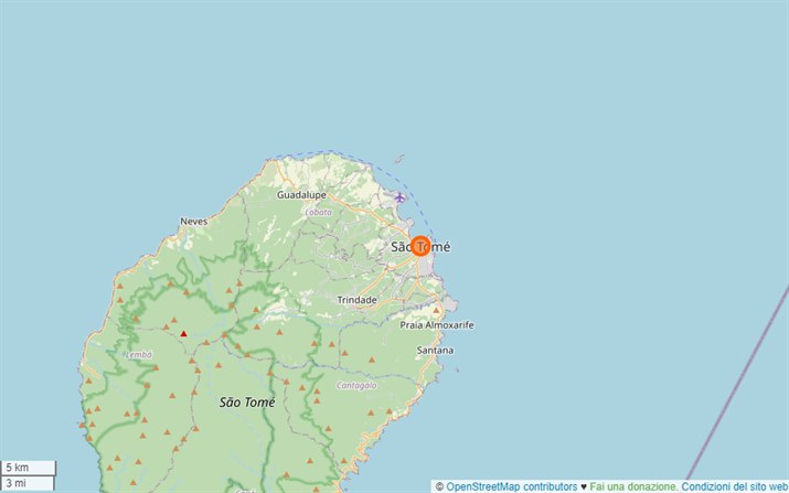 mappa São Tomé