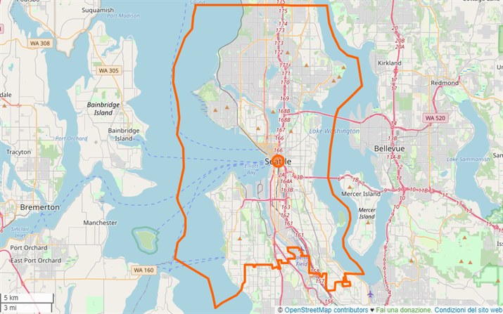 mappa Seattle
