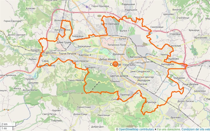 mappa Skopje