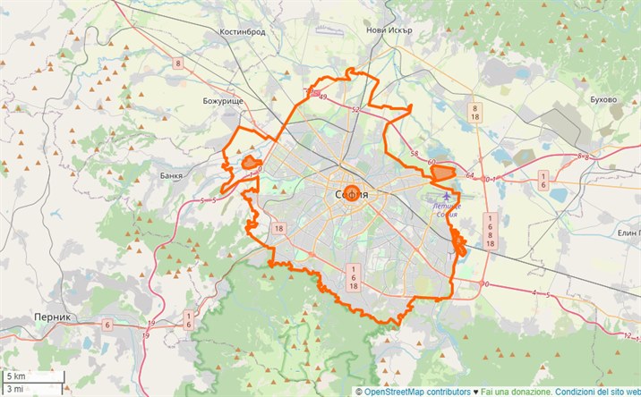 mappa Sofia